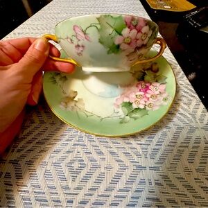 Vintage consume with plate. T&V Limoges France